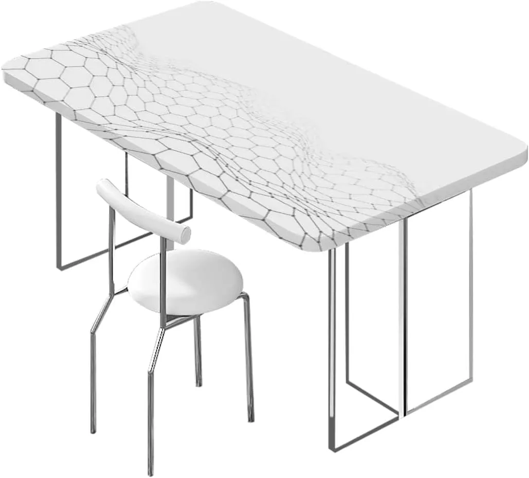 OOzie Gray Folding Table Cover Crocodile Leather Pattern Material Fashion Design Folding Table Cover Rectangle Polyester ?Tablecloth for Picnic Party Animal Fits up 5 Foot Tables