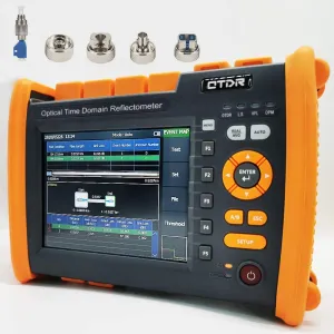 Optical Time Domain Reflectometer Optic Fiber OTDR Tester Built-in VFL OPM OLS Event Map OLT (Optical Loss Test) Functions Connector (YD-5600-UPC)