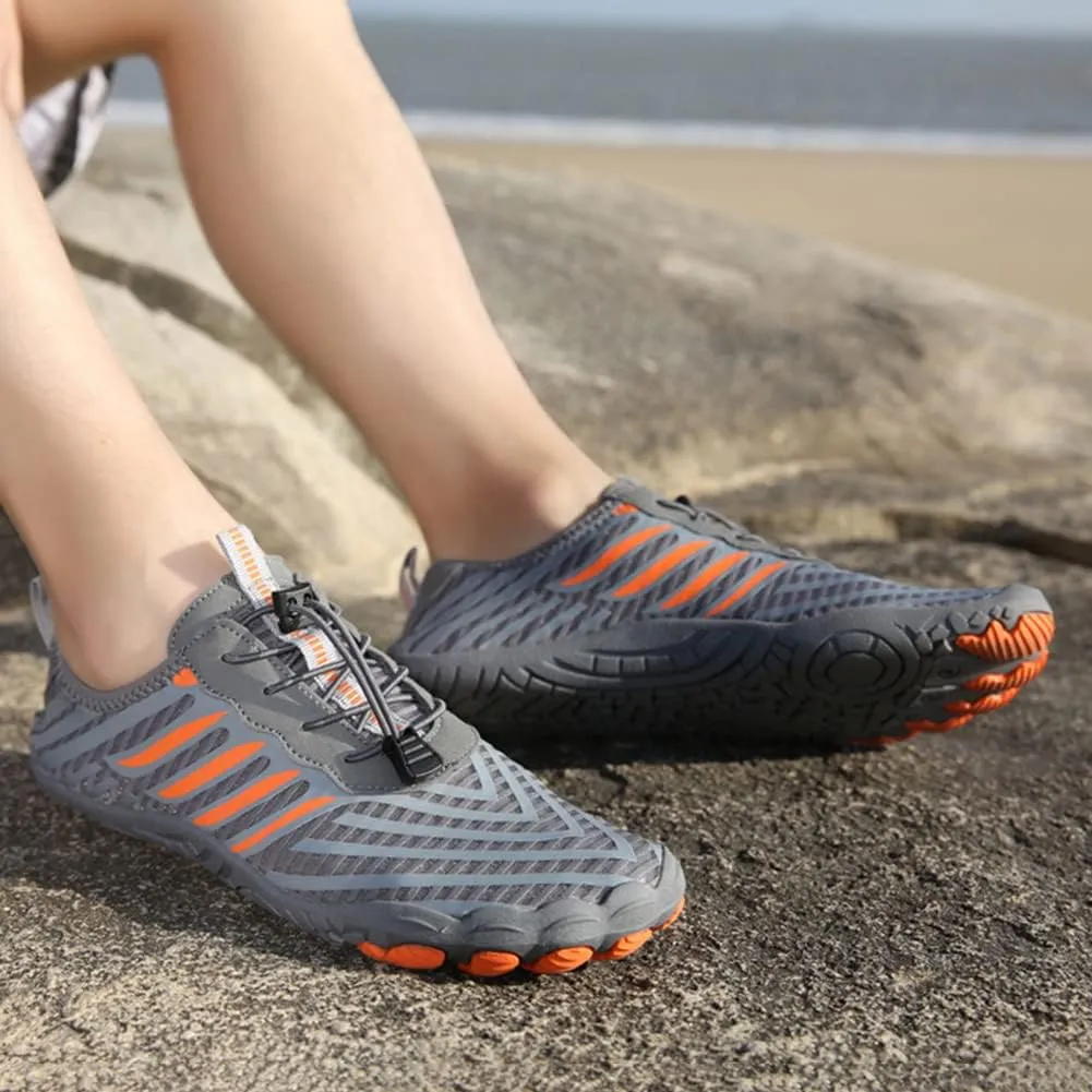 Orgone Water Shoes for Men Women Beach Barefoot Shoes, Quick Dry Aqua Swim Shoes Socks, for Sports Outdoor Diving Surfing