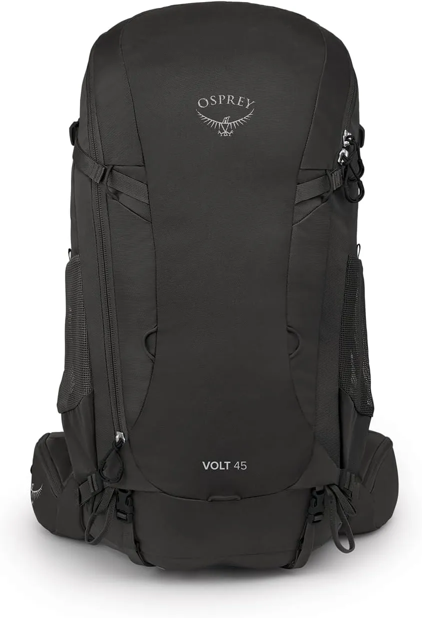 Osprey Volt 45L Men's Backpacking Backpack, Mamba Black