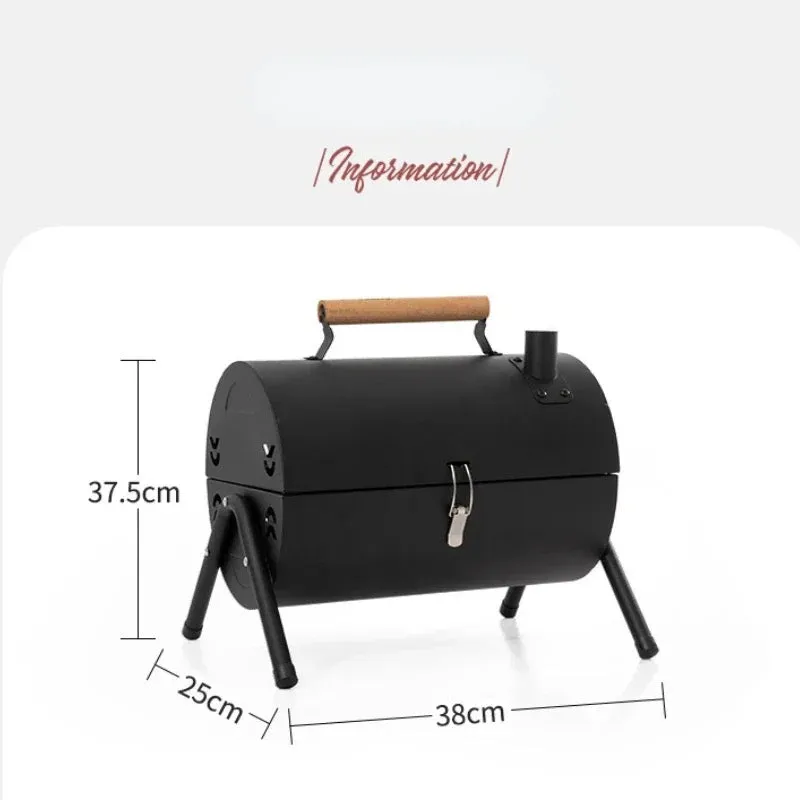 Outdoor BBQ Grill, Dual-Purpose Barbecue Grill, Foldable Camping Grill