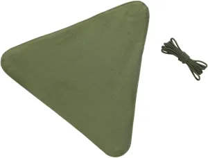 Outdoor Fishing Stool with Triangle Cloth Fasten Rope Lightweight Portable Camping Seat for Hiking Travel BBQ Beach and Picnics
