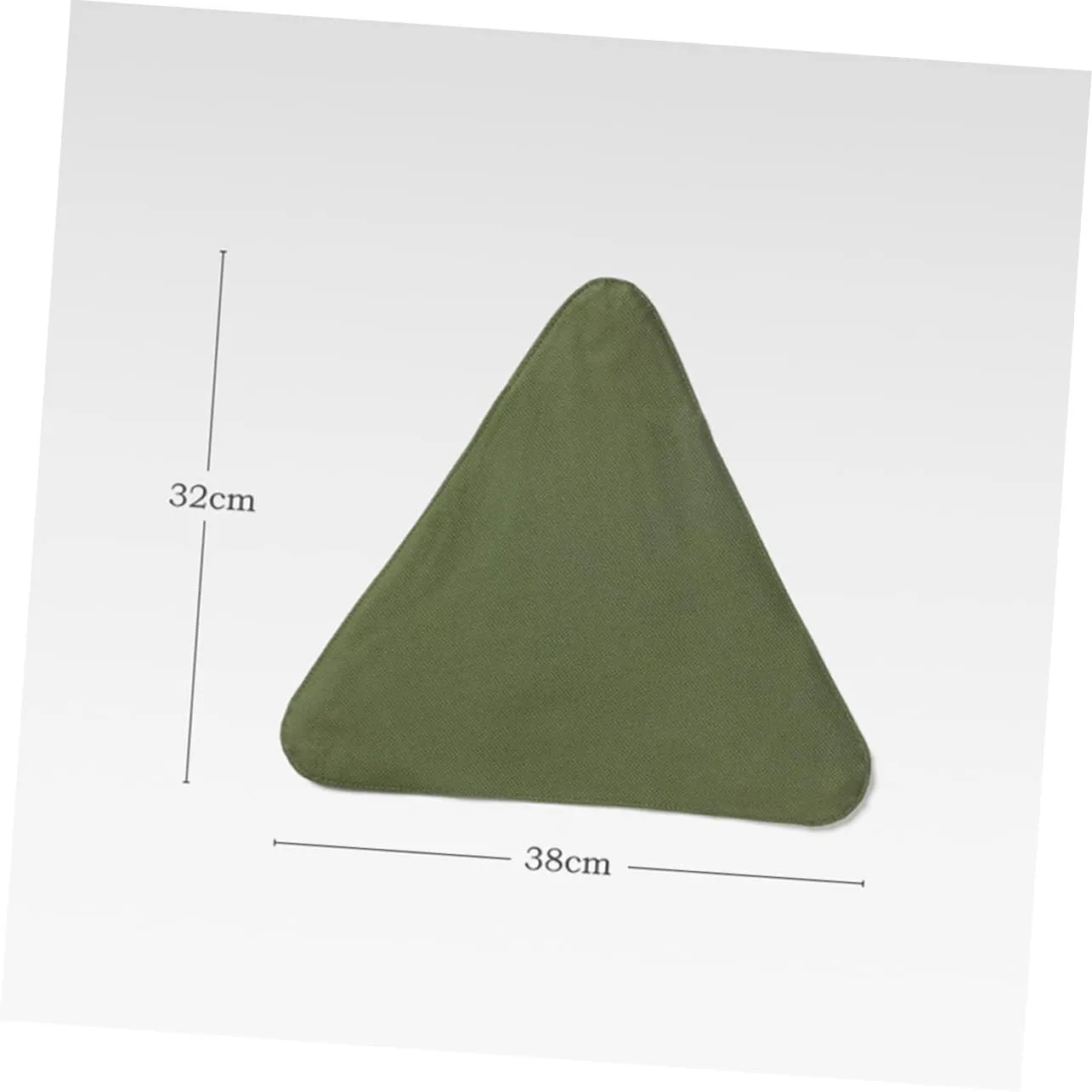 Outdoor Fishing Stool with Triangle Cloth Fasten Rope Lightweight Portable Camping Seat for Hiking Travel BBQ Beach and Picnics