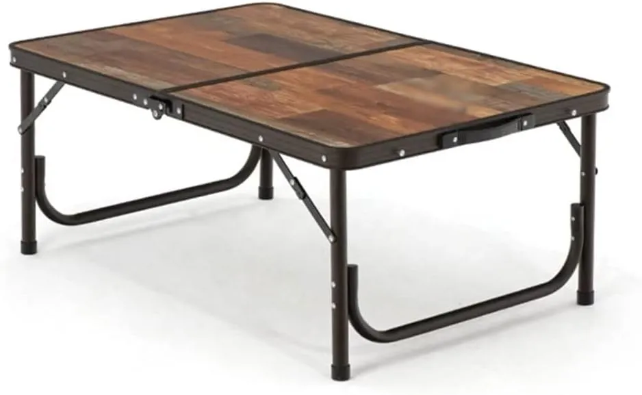 Outdoor Foldable Camping Table Aluminum Ultralight Outdoor Folding Desk BBQ Furniture for Hiking Travel BBQ, Large