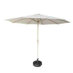 Outdoor Heavy-Duty Umbrella with UV-Resistant Canopy and User-Friendly Design