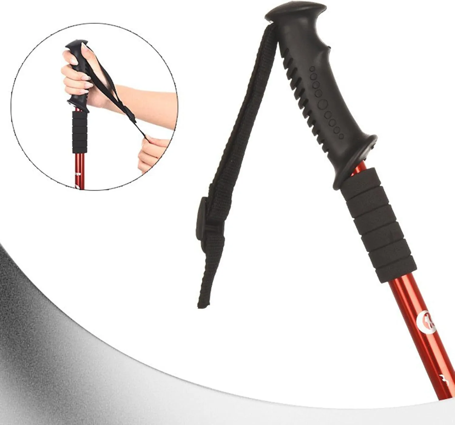 Outdoor Sports Walking Poles Regulable Trekking Poles Hiking Poles Trail for Backpacking and Wilderness Exploration