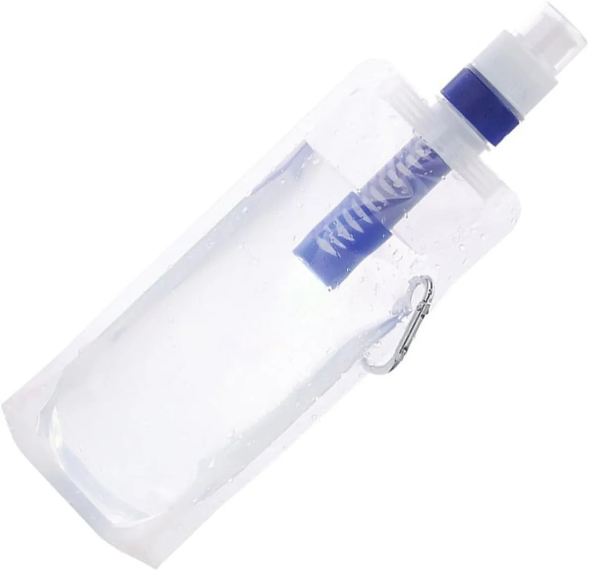 Outdoor Water Bag Collapsible Water Bottles Travel Water Bottle Camping Accessories Water Pouch Cleaning Kit Water Jugs for Camping Convenient Water Container Hiking Accessory Abs