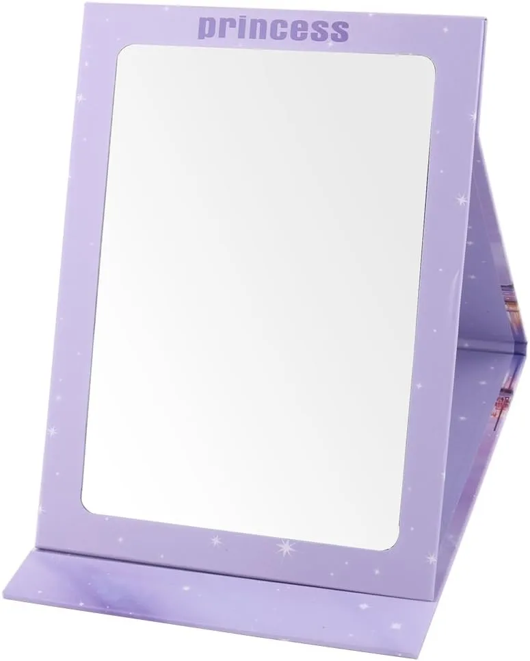 Paper Coated Women Lady Square Shaped Folding Makeup Dress Up Cosmetic Mirror Purple (id: 2de 570 526 792 09a, Small, 2de570526792d09a79654ee452cdb7