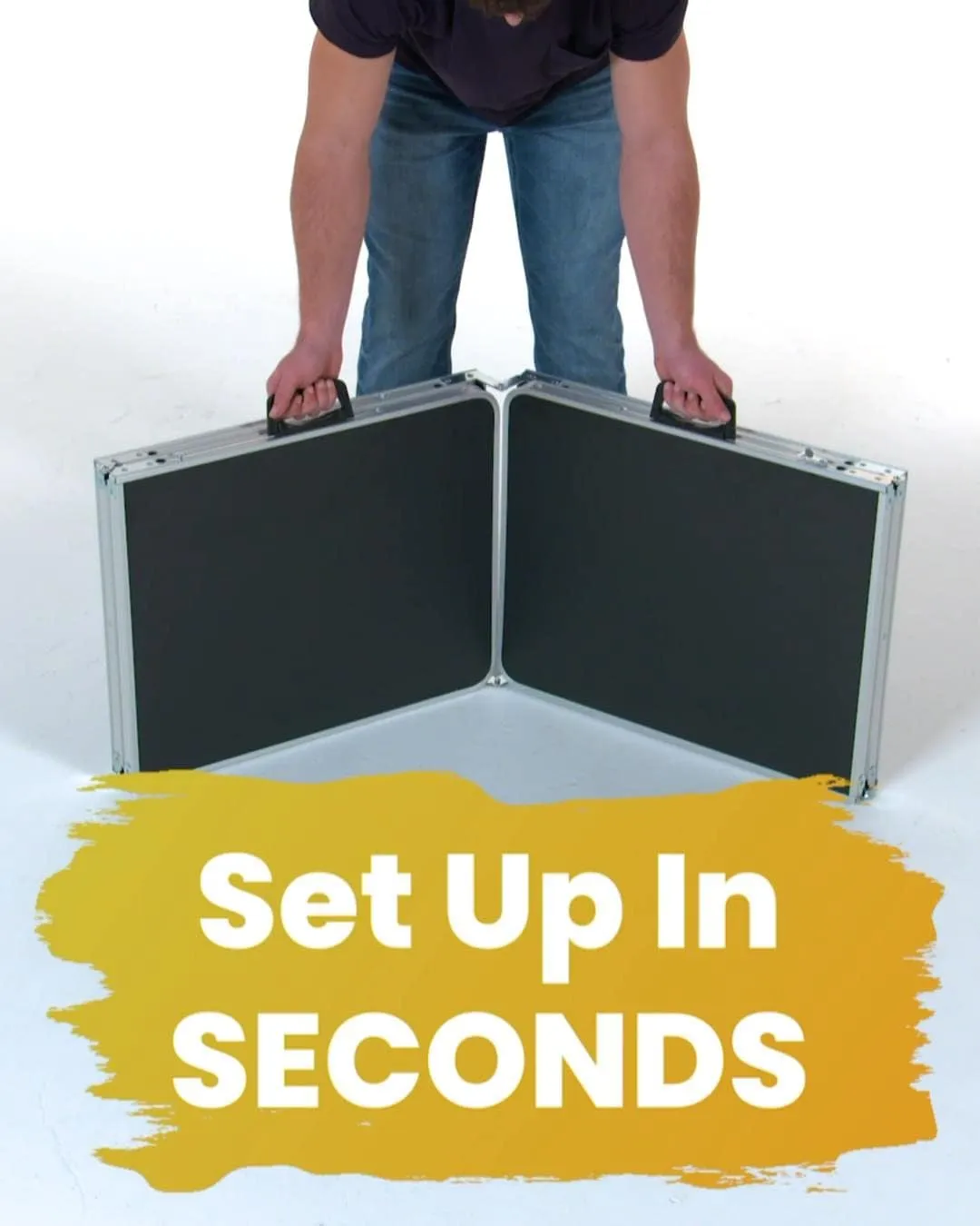 PARTYPONG 8-Foot Folding Beer Pong Table - Oh Canada Edition (Base Model)