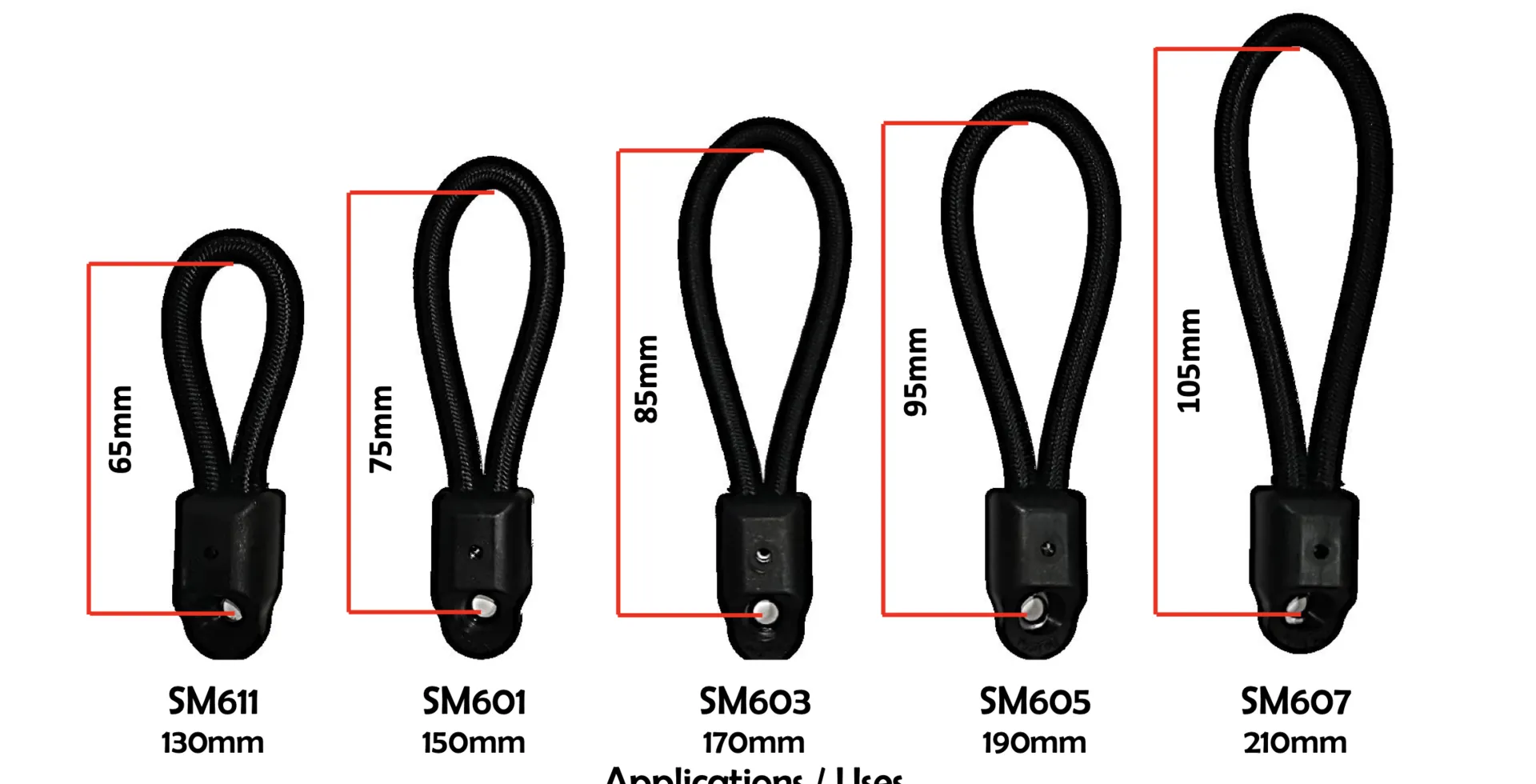 Paskal Bunji Loop Assorted Sizes