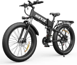 Peak 2250W Full Suspension Folding Electric Bike for Adults, 26" Fat Tire Mountain Electric Bicycle, Equipped with 48V 15.6 AH Battery, for speeds of up to 35 MPH & Range of 30-45 Miles