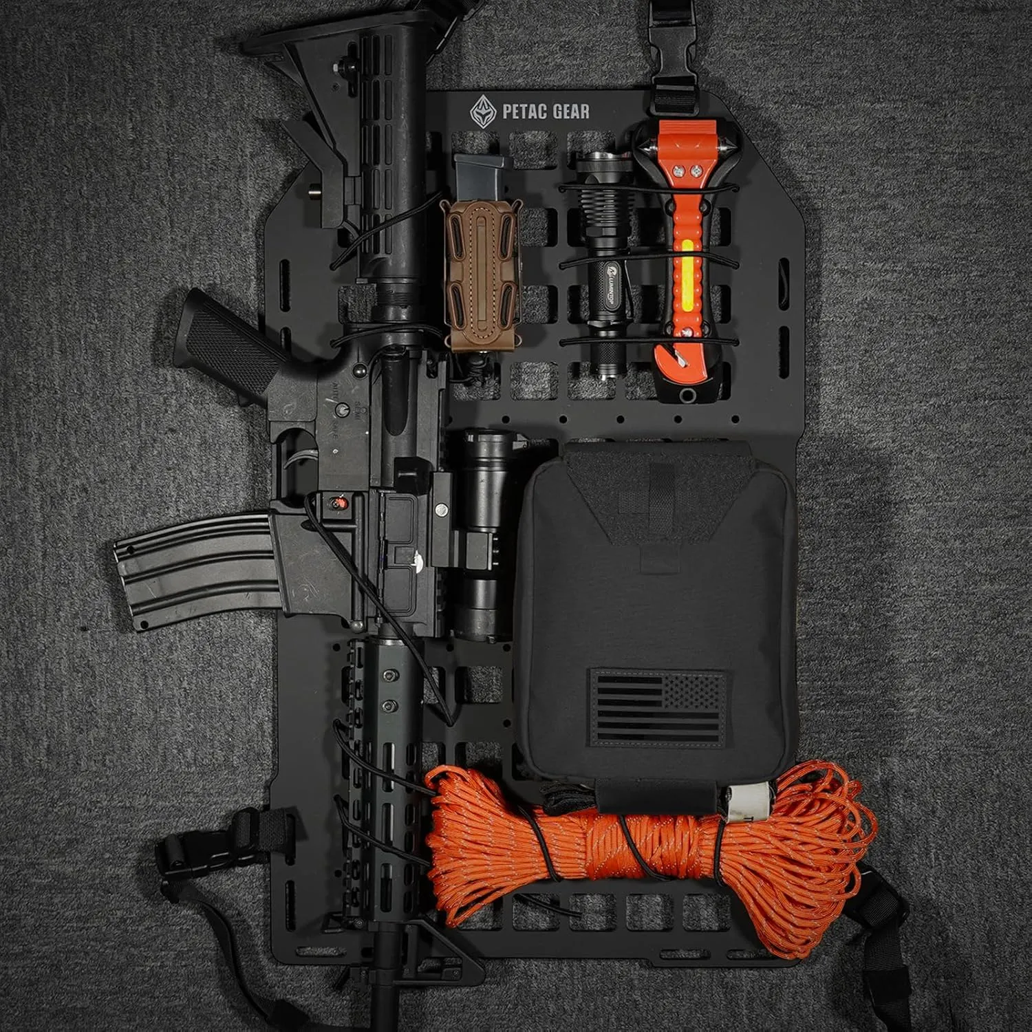 PETAC GEAR Tactical Rip Away Medical IFAK Pouch Tear Off First Aid EDC Pouches Molle & Belt Outdoor Emergency Survival Bag