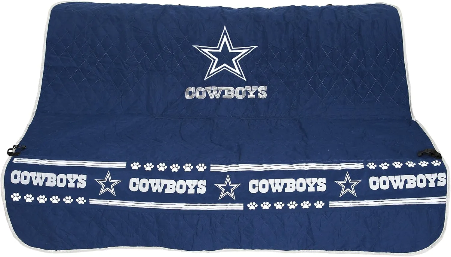 Pets First NFL CAR SEAT COVER - DALLAS COWBOYS Waterproof, Non-slip BEST Football LICENSED PET SEAT cover for DOGS & CATS,55 x 50 Inches