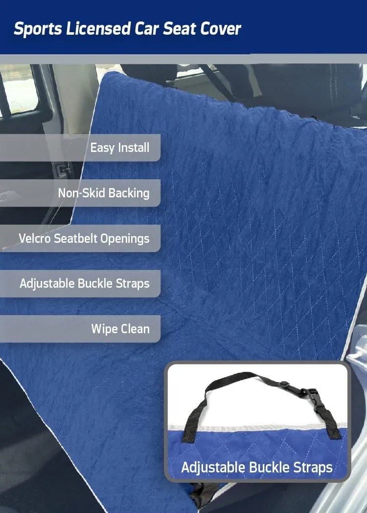 Pets First NFL CAR SEAT COVER - DALLAS COWBOYS Waterproof, Non-slip BEST Football LICENSED PET SEAT cover for DOGS & CATS,55 x 50 Inches
