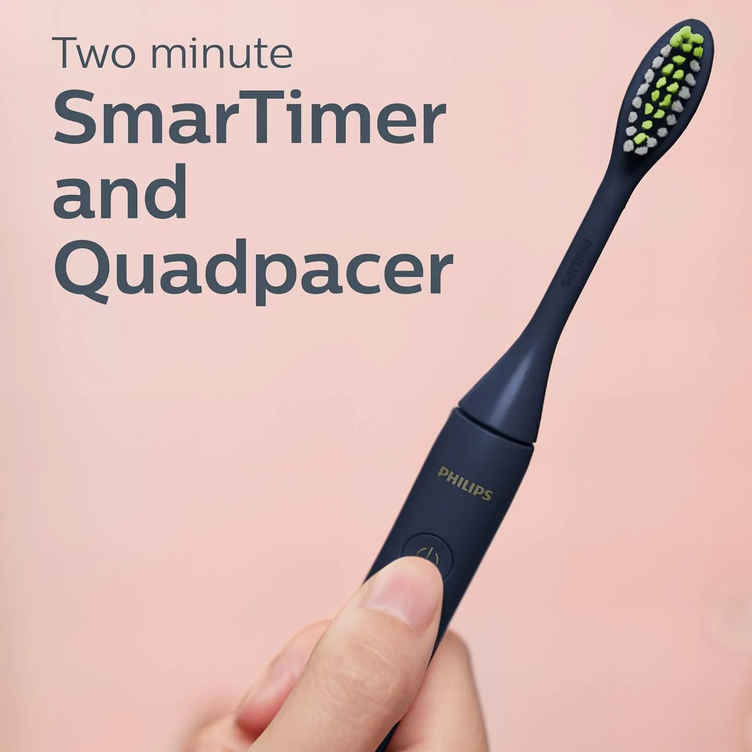 Philips One by Sonicare Battery Toothbrush, Midnight Blue, HY1100/04