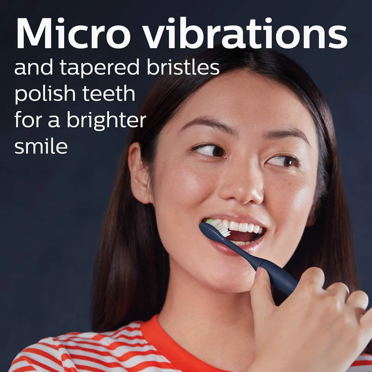 Philips One by Sonicare Battery Toothbrush, Midnight Blue, HY1100/04