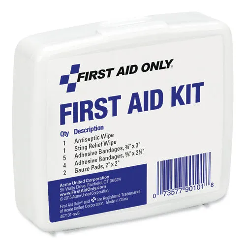 PhysiciansCare® by First Aid Only® First Aid On The Go Kit, Mini, 13 Pieces, Plastic Case