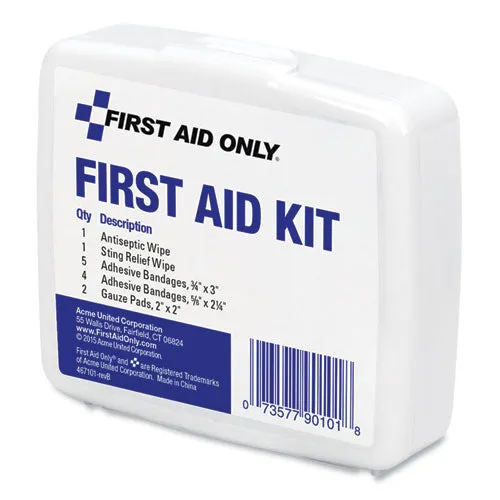 PhysiciansCare® by First Aid Only® First Aid On The Go Kit, Mini, 13 Pieces, Plastic Case