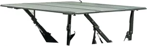 Pickup Folding Tonneau Cover Increased Storage Hard Lift-up Tri-fold Bed Cover Compatible for LDV/Maxus T60 T70