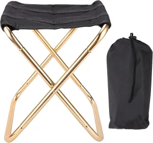 Pilipane Lightweight Aluminium Alloy Folding Stool Portable MINI Camping Seats for Outdoor Activities