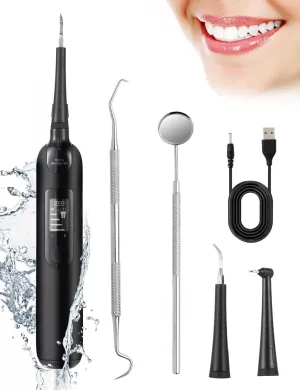 Plaque Tartar Remover for Teeth Dental Calculus Remover Teeth Cleaning Kit with LED Ultrasonic Tooth Scaler Model Dsclop