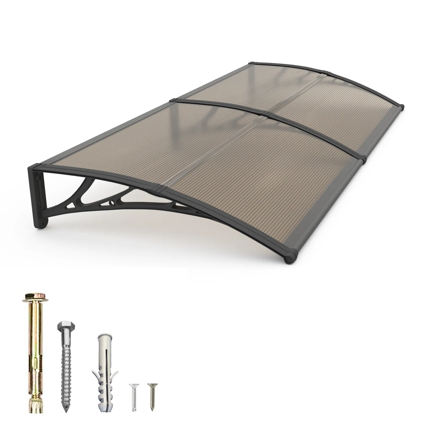 Polycarbonate Window Door Awning Canopy 40x60 inches 100x150cm