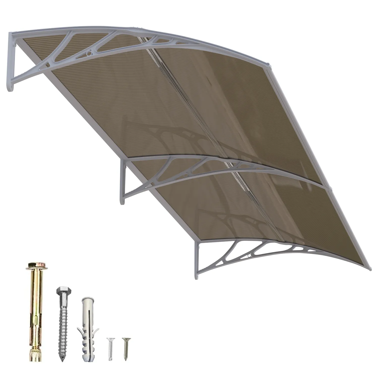 Polycarbonate Window Door Awning Canopy 40x60 inches 100x150cm