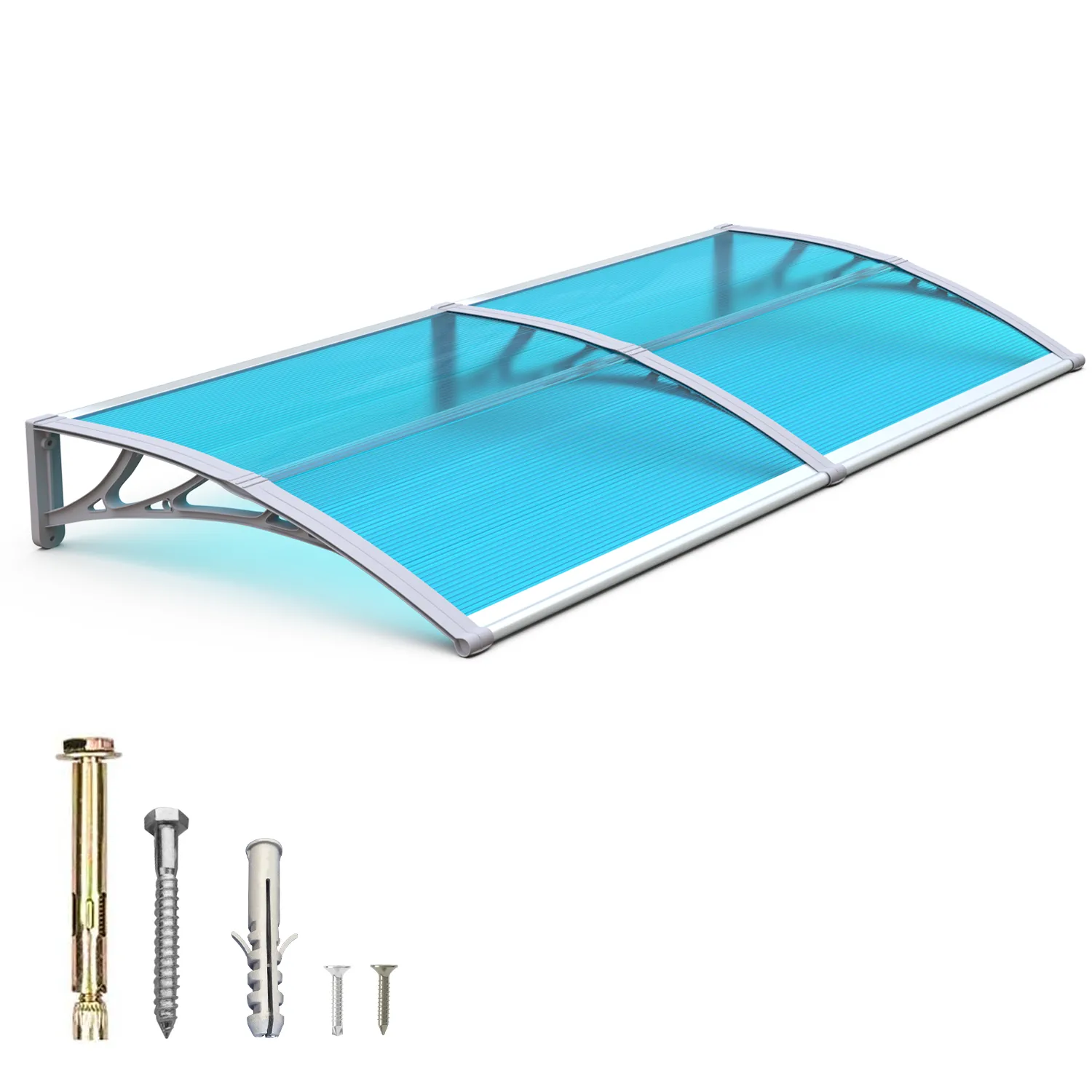 Polycarbonate Window Door Awning Canopy 40x60 inches 100x150cm