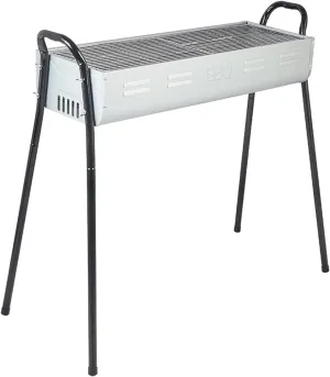 Portable BBQ Grill Thicken Alloy Portable Charcoal Outdoor Camping Barbecue Utensils Barbecue Charcoal Grill Easy to Clean and Store BBQ Grill Utensils for Barbecue