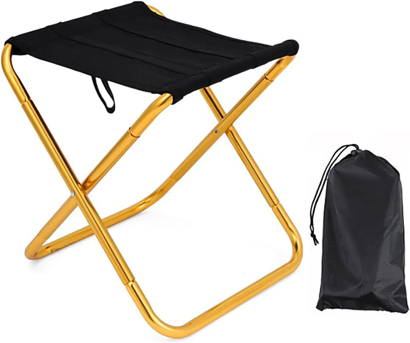 Portable Camping Stool Foot Rests Outdoor Folding Stool Little Fishing Chair Comfortable Stool Easy to Carry