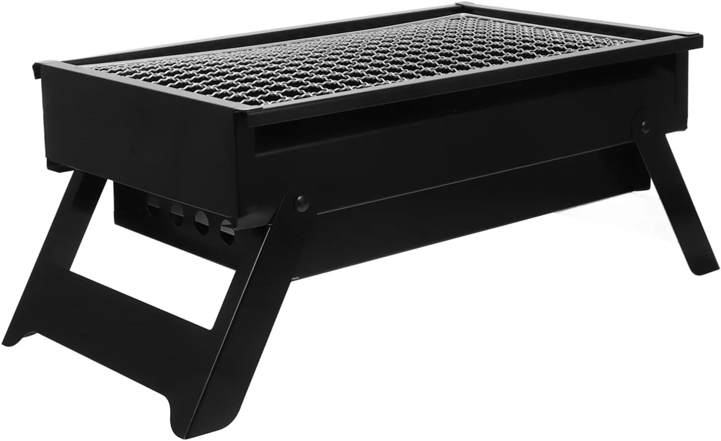 Portable Charcoal Grill Pullout Charcoal Box Compact Folding Bbq Grill for Outdoor Cooking Camping and Picnics Lightweight