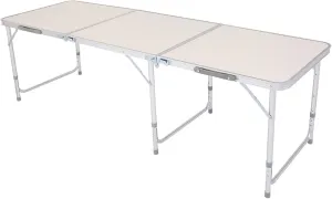 Portable Folding Aluminum Camp Table with Carry Handle, Folding Picnic Table Camping Table Folding Table Aluminum Fold Up Camp Dining Table for Picnic Beach BBQ Cooking Outdoor and Indoor