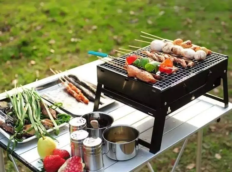 Portable Folding BBQ Grill for Camping