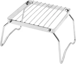 Portable Folding Bbq Grill Stainless Steel Grill for Outdoor Camping Park and Fishing Compact and Durable Barbecue Tools