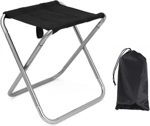 Portable Folding Camping Stool Outdoor Foldable Camp Stool Comfortable Seats for Outdoor Activity and