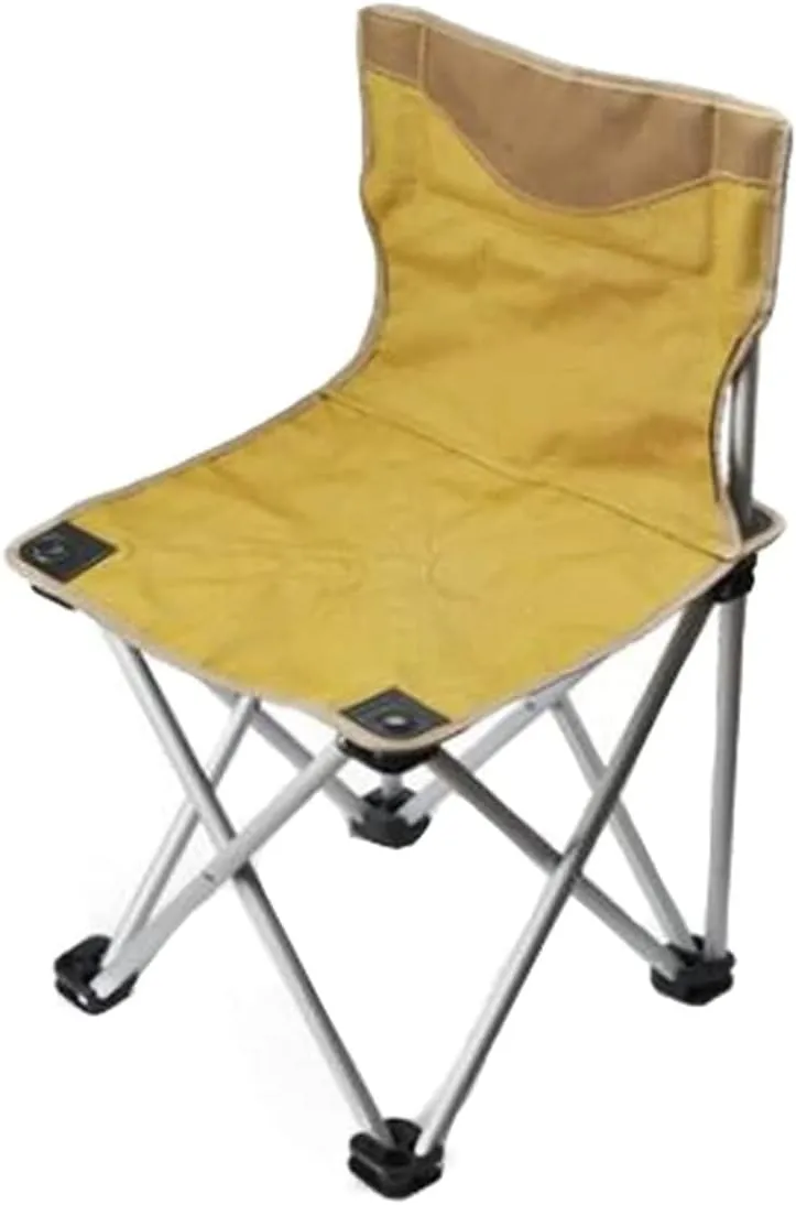 Portable Folding Chair Outdoor Portable Aluminum Alloy Folding Chair Backrest Ultralight Fishing Leisure Chair Beach Seat Stool Outdoor Camping Adjustable Folding Chair(36 * 35.5 * 61cm)