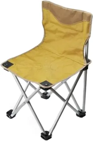 Portable Folding Chair Outdoor Portable Aluminum Alloy Folding Chair Backrest Ultralight Fishing Leisure Chair Beach Seat Stool Outdoor Camping Adjustable Folding Chair(36 * 35.5 * 61cm)