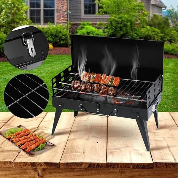 Portable Folding Grill BBQ Camping Braai Stand