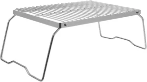 Portable Folding Grill Rack Bbq Grill Stainless Steel Mesh Outdoor Cooking Accessory