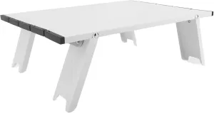 Portable Mini Folding Aluminum Table with Sturdy Frame, Lightweight and Compact for Camping and Picnics