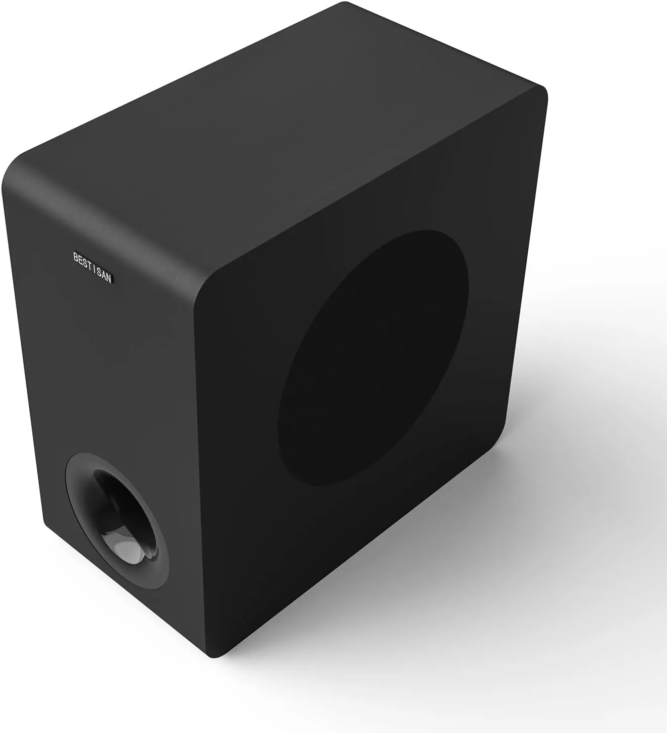 Powered Subwoofer, Bestisan 6.5" Active Home Audio Subwoofer in Compact Design for Receiver,Deep Bass in Black