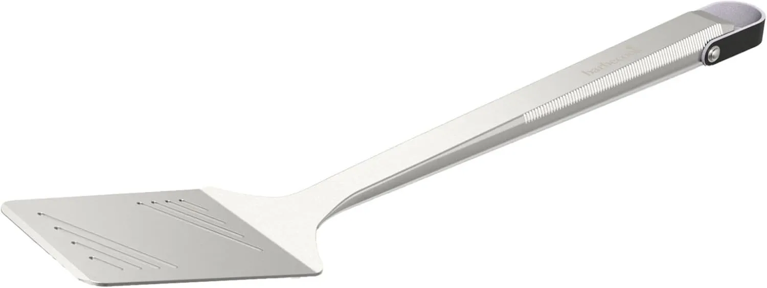 Premium Grill Spatula for Grill and Flat Grill Plate, Made of Stainless Steel, 42.8 cm