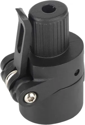 Qiilu Electric Scooter Parts Replacement Folding Pole Base Black Aluminum Alloy Spare for M365 Scooter(Black)