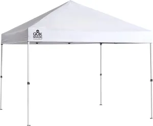 Quik Shade Commercial 10 x 10 ft. Straight Leg Canopy, White