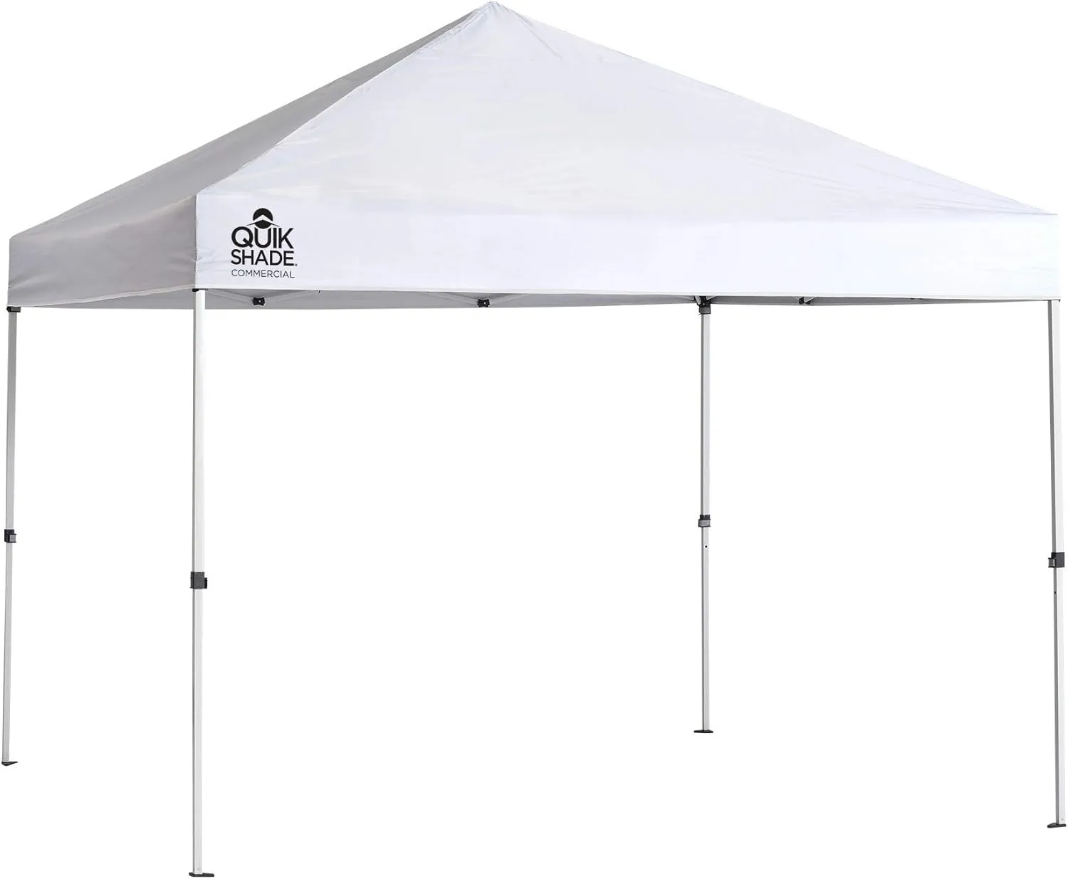 Quik Shade Commercial 10 x 10 ft. Straight Leg Canopy, White
