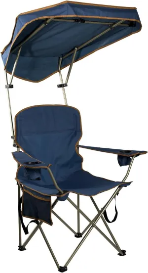 Quik Shade Max Shade High and Wide Folding Camp Tilt UV Sun Protection Canopy Chair