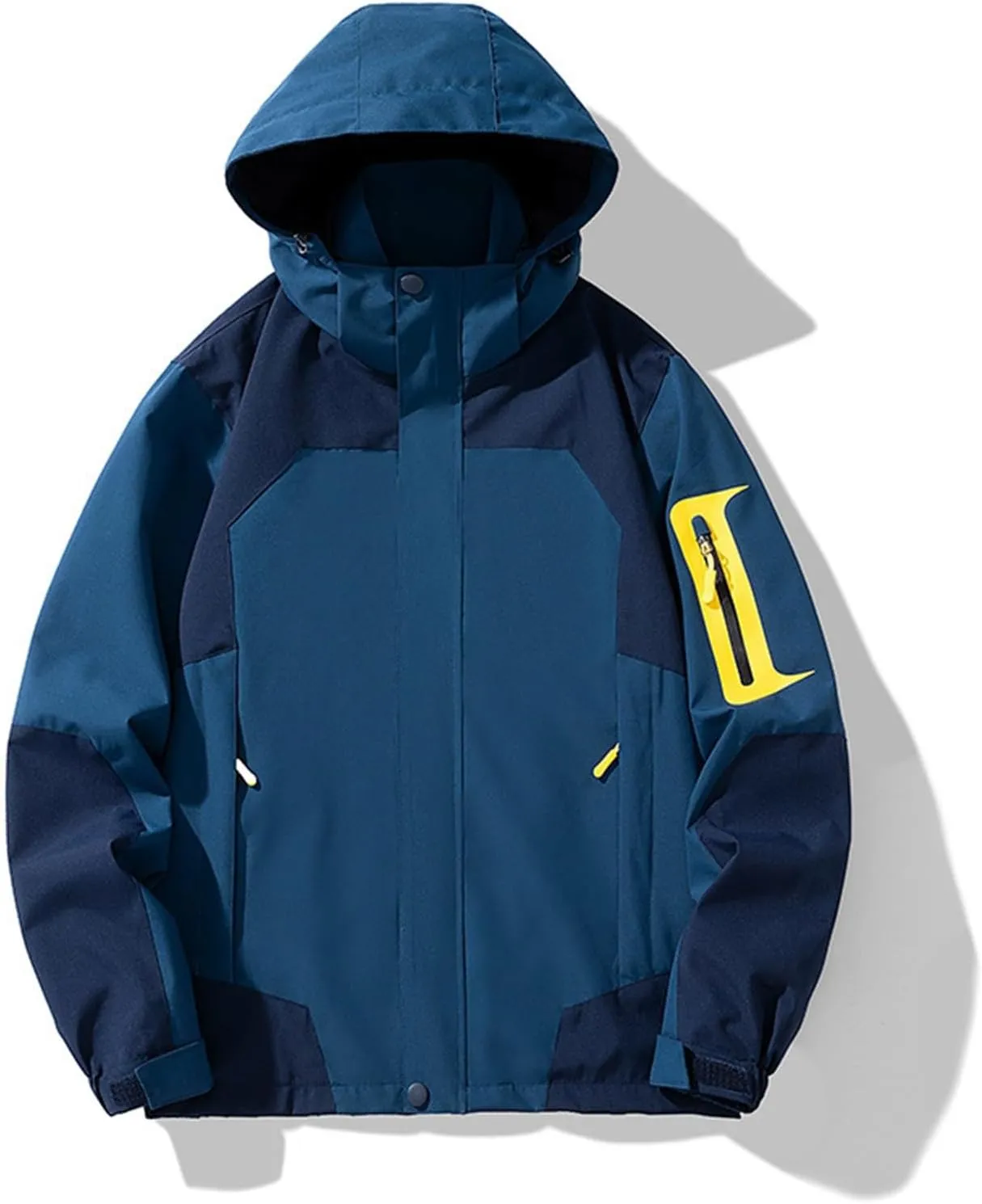 Rain Jacket Men Light Waterproof Rain Coats Ponchos Sun Protective Outdoor Jacket with Hooded