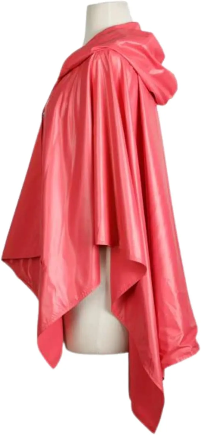 Rain Poncho Jacket Waterproof Rain Cape | One-Size Reversible Rainproof Lightweight & Fast-Drying | Hooded Wrap