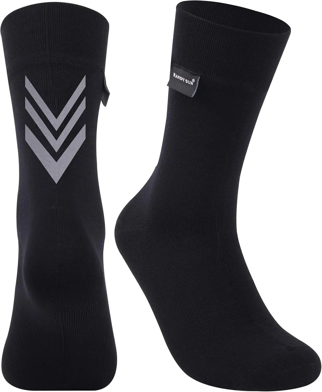 RANDY SUN Merino Wool Hiking Waterproof Socks, Unisex Breathable Multisport Crew Socks 1 Pair
