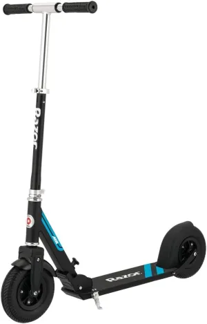 Razor A5 Air Kick Scooter for Kids Ages 8  - Extra-Long Deck, 8" Pneumatic Rubber Wheels, Foldable, Anti-Rattle Handlebars, for Riders up to 220 lbs